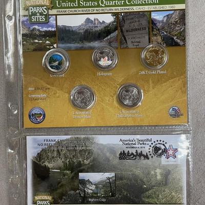 US Quarter Collection America's Beautiful National Parks & Sites 2019 Idaho