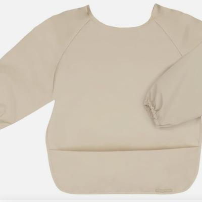 10X Willow + Sim Long Sleeve Washable Baby Bob w/Food Catcher in Antique White