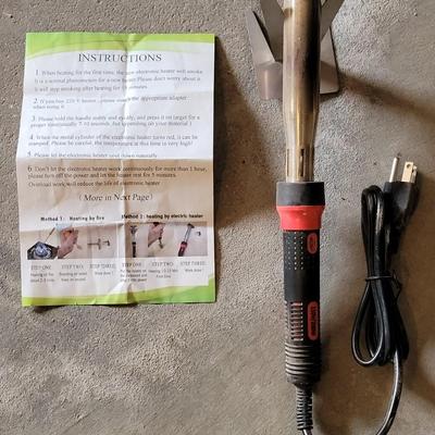 Electric Heater Wood Branding Iron