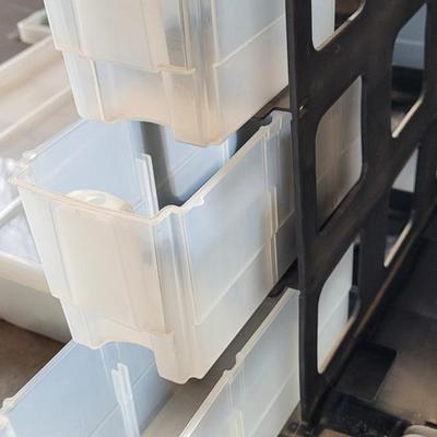 STANLEY X-Large Tool Organizer filled with Light Switches, Nails, Screws & More