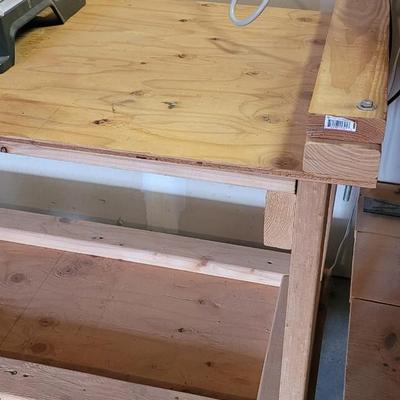 Homemade Rolling Bench Cart