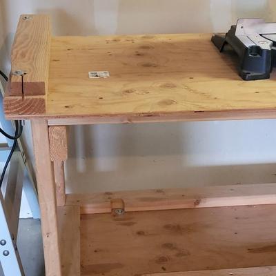 Homemade Rolling Bench Cart