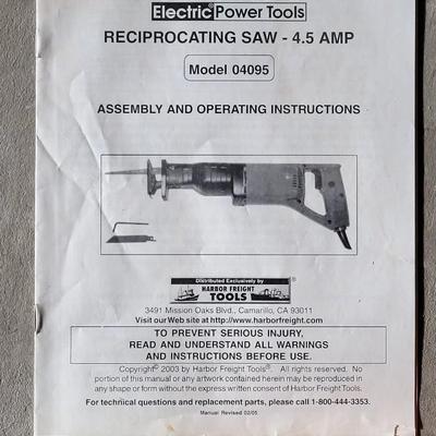 CHICAGO Reciprocating Saw