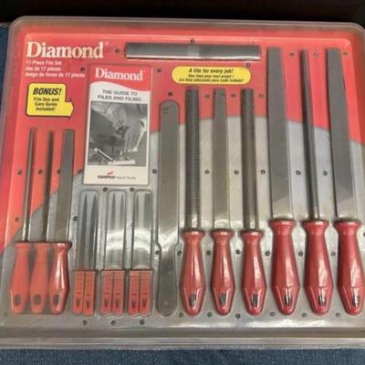 lot 1091 diamond 17 piece file set