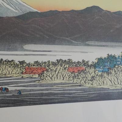 Original Japanese Wood Block prints from Japan, " Hiroshima".