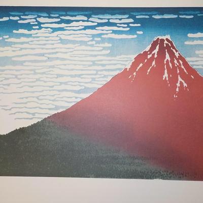 Hiroshima Real Wood block print for japan master pieces.