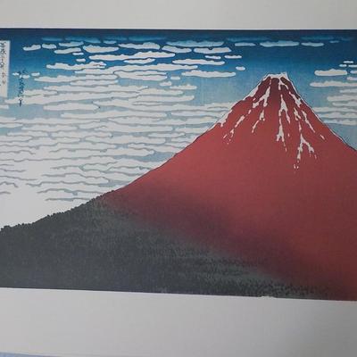 Hiroshima Real Wood block print for japan master pieces.