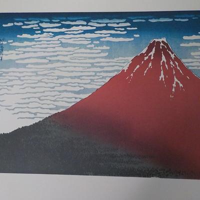 Hiroshima Real Wood block print for japan master pieces.
