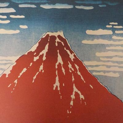 Hiroshima Real Wood block print for japan master pieces.