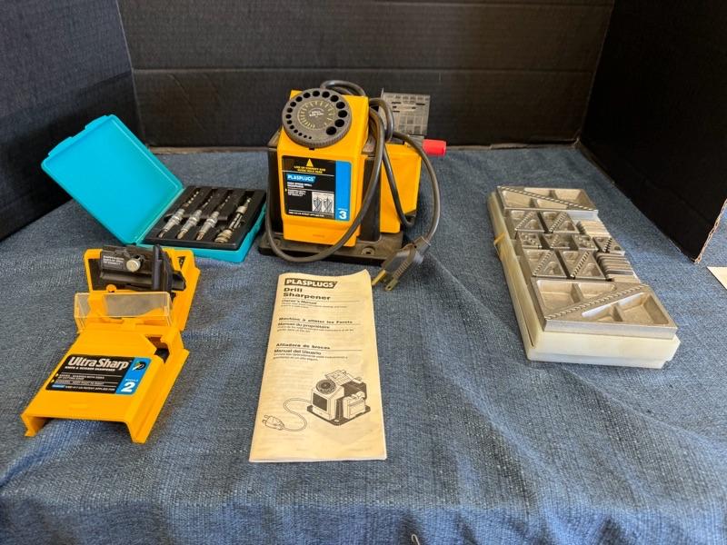 lot 1109 plasplugs drill sharpener
