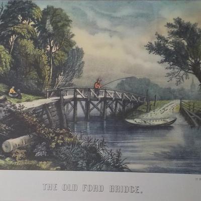 2 Currier & Ives prints from famous paintings.