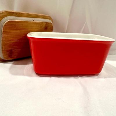 Two Stick Butter Dish - Red