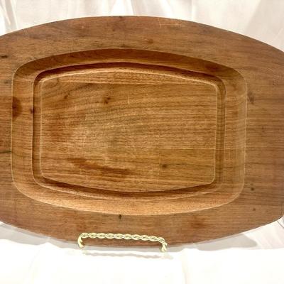 Gladmark Teak Wood Serving Tray / Cutting Board