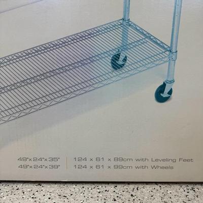 Lot 1122 commercial stainless steel top worktable