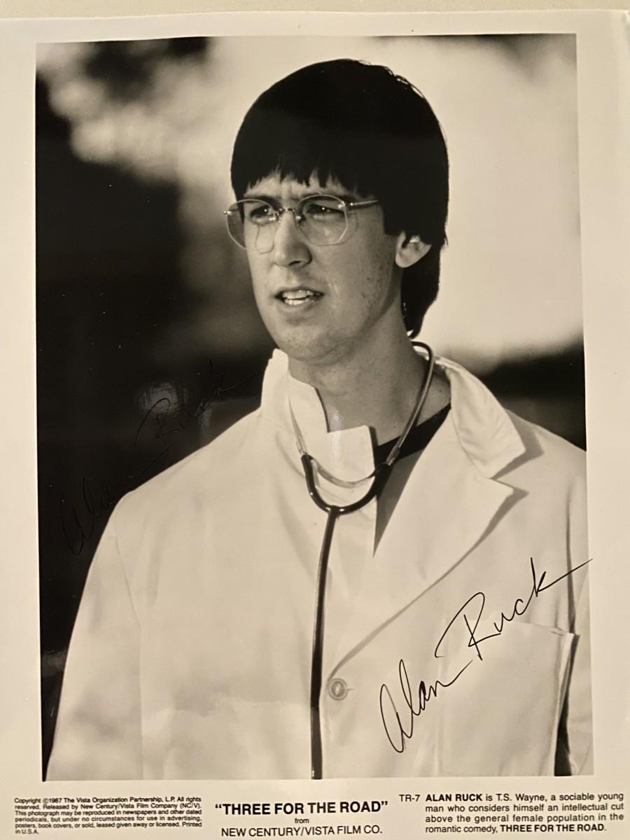 Three for the Road Alan Ruck signed movie photo | EstateSales.org
