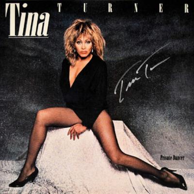 Tina Turner signed Private Dancer album