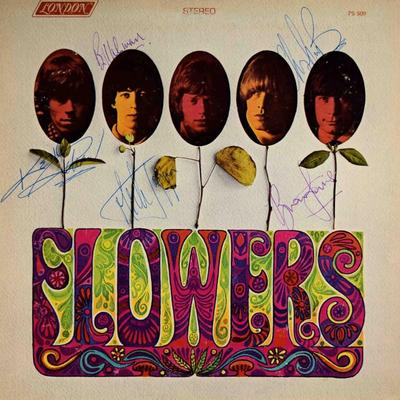 The Rolling Stones signed Flowers album