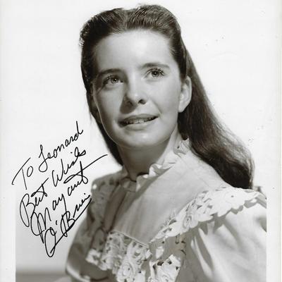 Margaret O'Brien Signed Photo