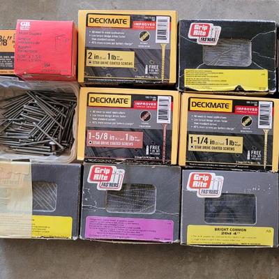 Nails, Screws, and Staples lot