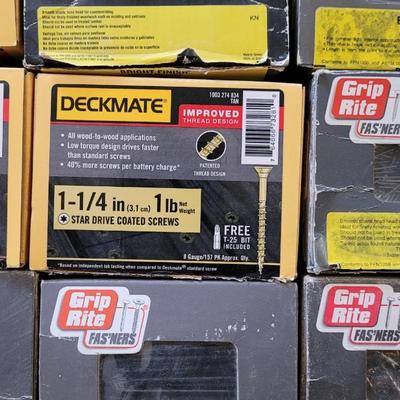 Nails, Screws, and Staples lot
