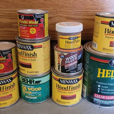 Wood Finishes, Putty & Fillers