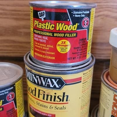 Wood Finishes, Putty & Fillers