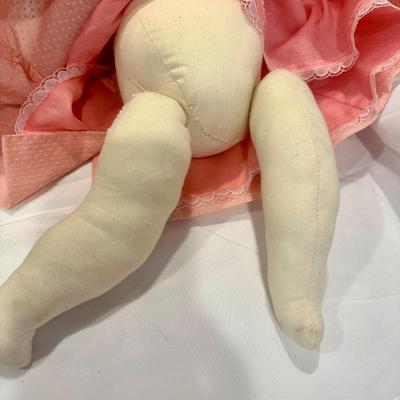 Vintage Rag Doll with Movable Arms and Legs