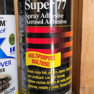 Spray Paint & Spray Adhesive
