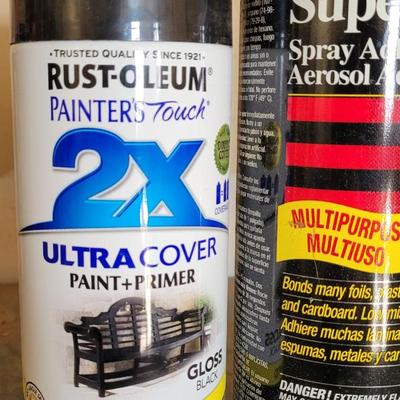 Spray Paint & Spray Adhesive