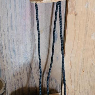 Ceramic Bamboo Planter/Vase & Gourd Hanging Planter