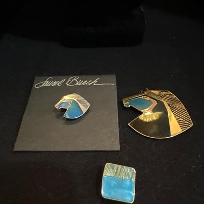 Lot 1043 Laurel Burch brooch/ pins