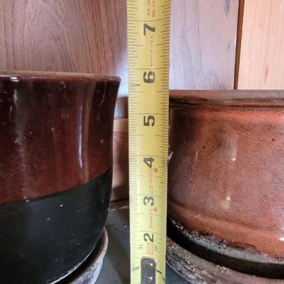 Brown & Black Planters
