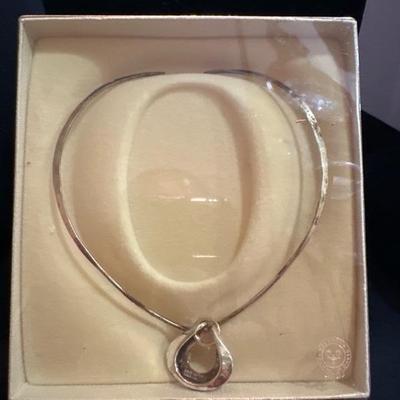 Lot 1050 vintage david abderson norway sterling choker