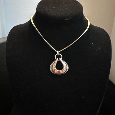 Lot 1050 vintage david abderson norway sterling choker