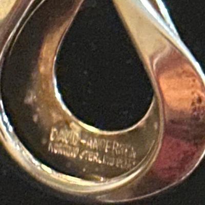 Lot 1050 vintage david abderson norway sterling choker