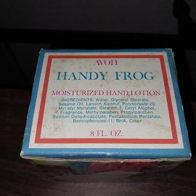 VINTAGE HANDY FROG HAND LOTION-RAMS HEAD AFTER SHAVE AND ALASKEN MOOSE