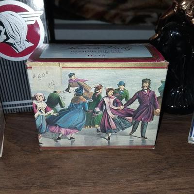 VINTAGE INDIAN CHIEF HAIR LOTION-SKATERS WALTZ "CHARISMA' COLOGNE-FIRST BUFFALO NICKEL-