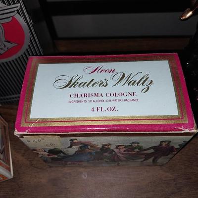 VINTAGE INDIAN CHIEF HAIR LOTION-SKATERS WALTZ "CHARISMA' COLOGNE-FIRST BUFFALO NICKEL-