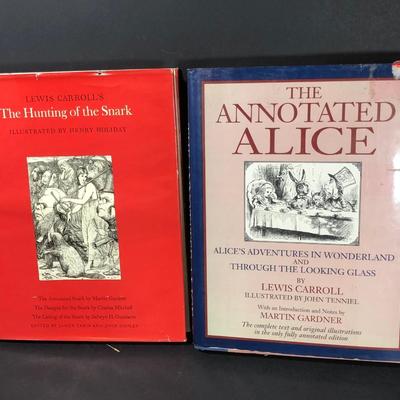LOT 14D: Antique Lewis Carroll's Alice's Adventures in Wonderland (c.1908), Vintage Alice in Wonderland/Through the Looking Glass (1946),...