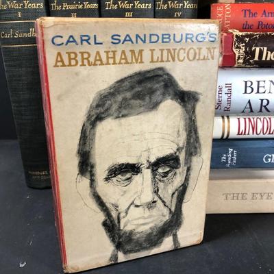 LOT 15D: Vintage Abraham Lincoln Books & Books Covering Other Notable American Figures