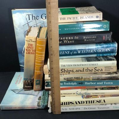 LOT 16D: Vintage Books - Sailing Ships & More