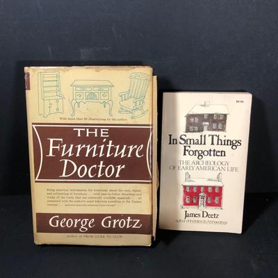 LOT 18D: Vintage Material & Home History Books