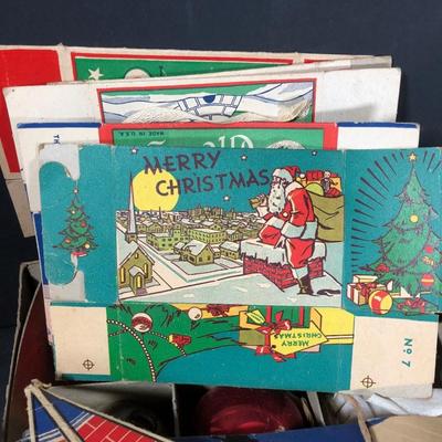 LOT 21D: Vintage Christmas Collection - Ornaments, Paper Mache Pulp Santa & More