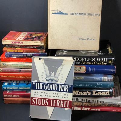 LOT 24D: Vintage War Books