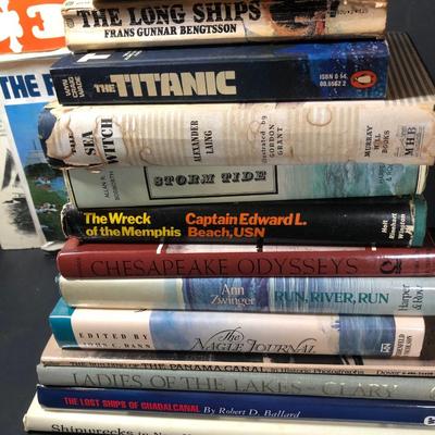 LOT 25D: Vintage Nautical Books