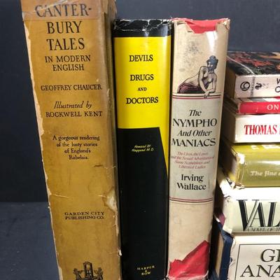 LOT 26D: Vintage Books - Schindler's List, Henry David Thoreau, Gray's Anatomy, Canterbury Tales & More