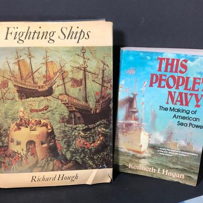 LOT 27D: Vintage Naval & Sea Army Books