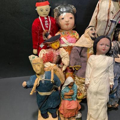 LOT 57L: Collection Of Vintage Foreign Dolls