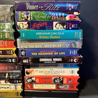 LOT 60L: Collection Of VHS Tapes - Pinocchio, Alice In Wonderland, NCIS & More