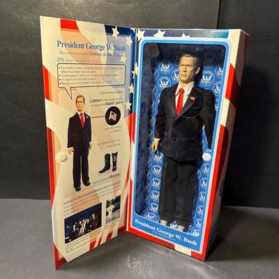 LOT 63L: New In Box Doll Collection w/ Doll Chairs - Dynasty, Princess Dolls Of The World, President George W. Bush & More